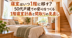寝室はいつ1階に移す？50代戸建ての安心をつくる「1階寝室」計画と間取りの見直し